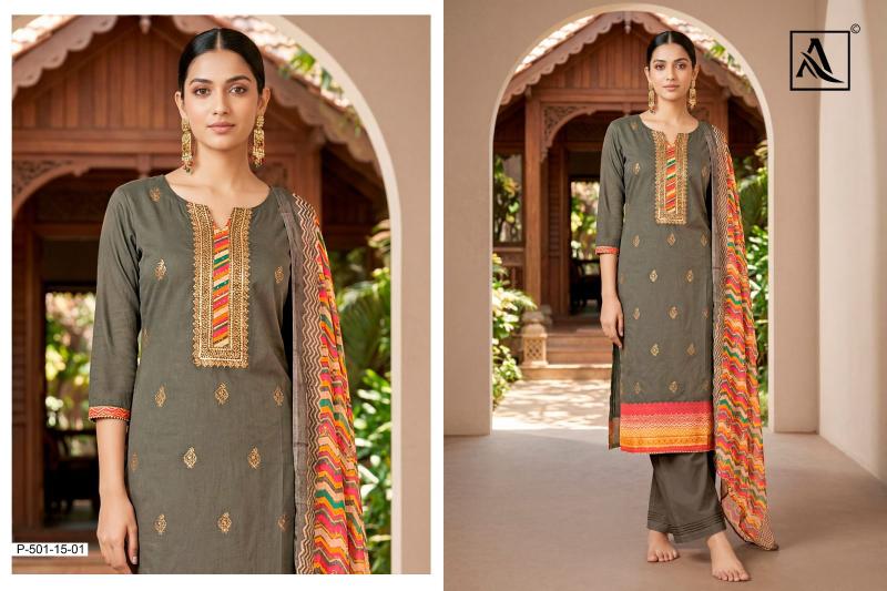 Alok suit khatta meetha printed dress material wholesale